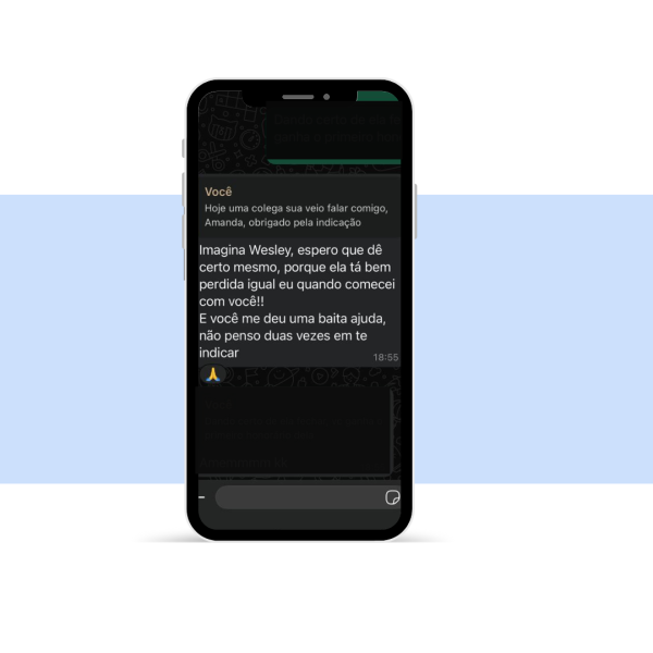 Post para instagram para feedback dos clientes marrom e branco